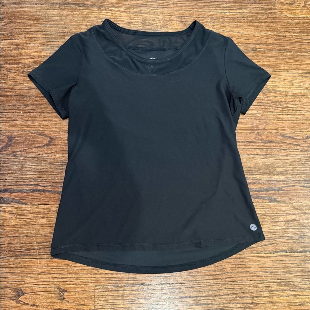 Gottex Workout Tee with Mesh Neck